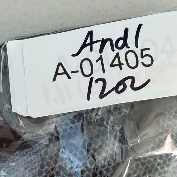 And1 Offense Shorts Mens 3XL Black Camo Print Shiny 8" Inseam Drawstring - Picture 7 of 7